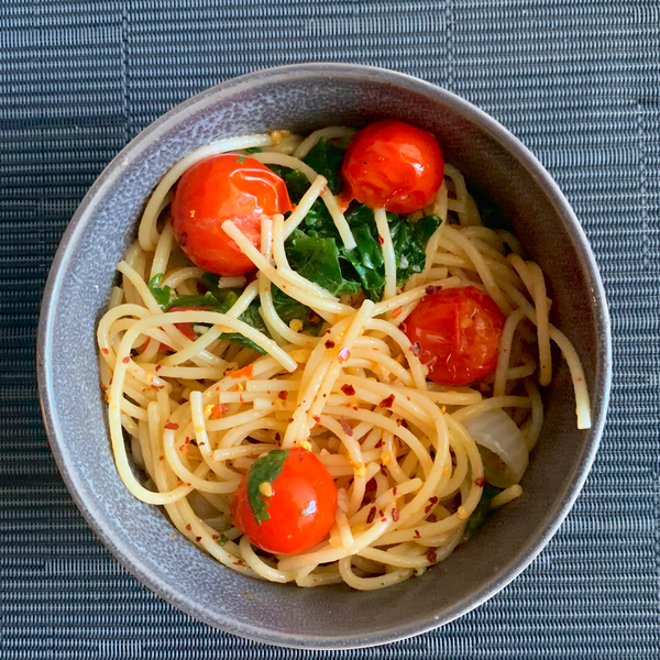 Garlic Tomato Spaghetti